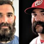 danny espinosa mlb beard and mustache