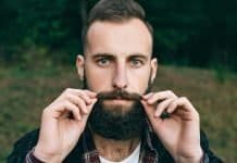 man with a perfect beard